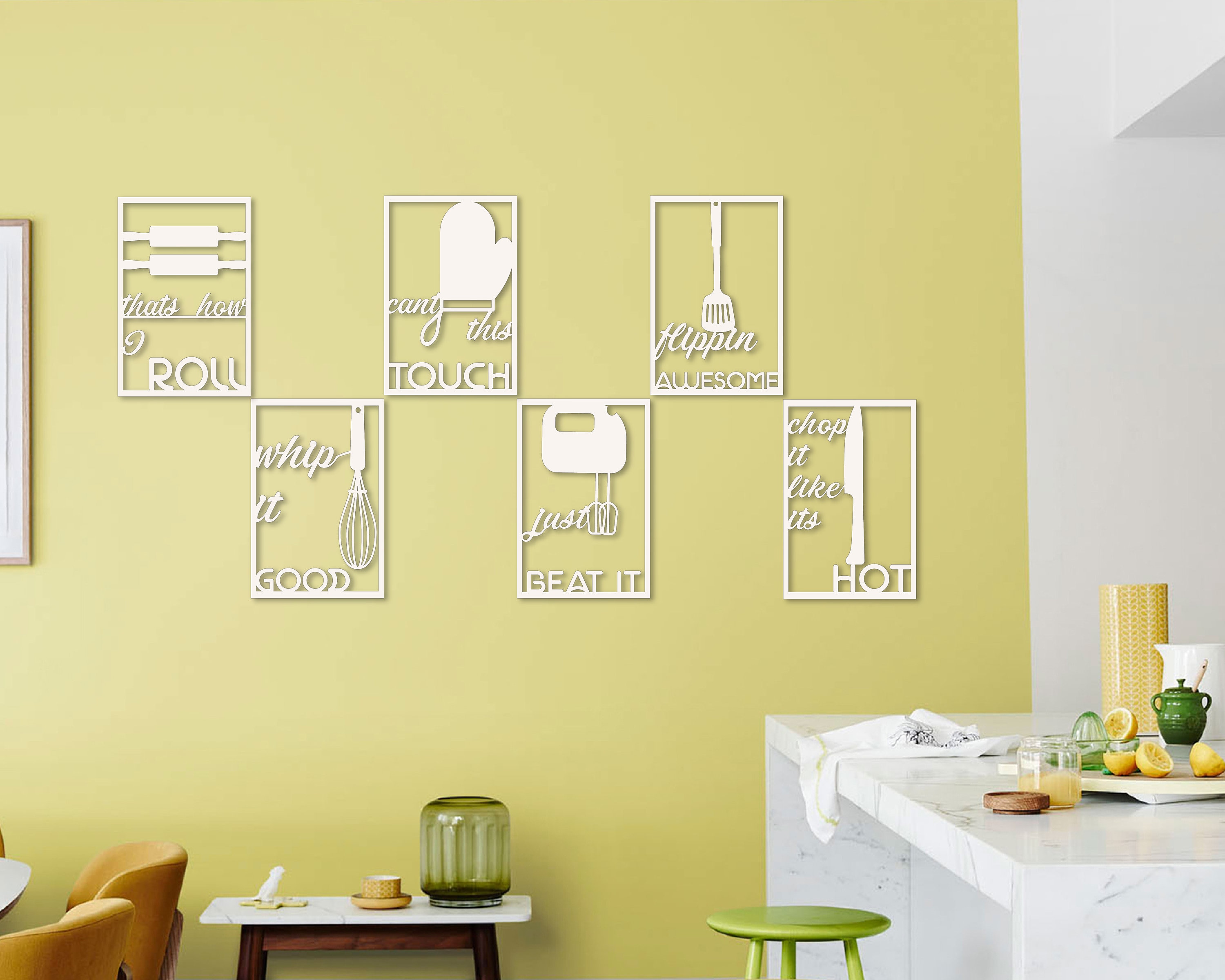 Kitchen Wall Decor Metal Wall Art Kitchen Wall Art Metal Etsy