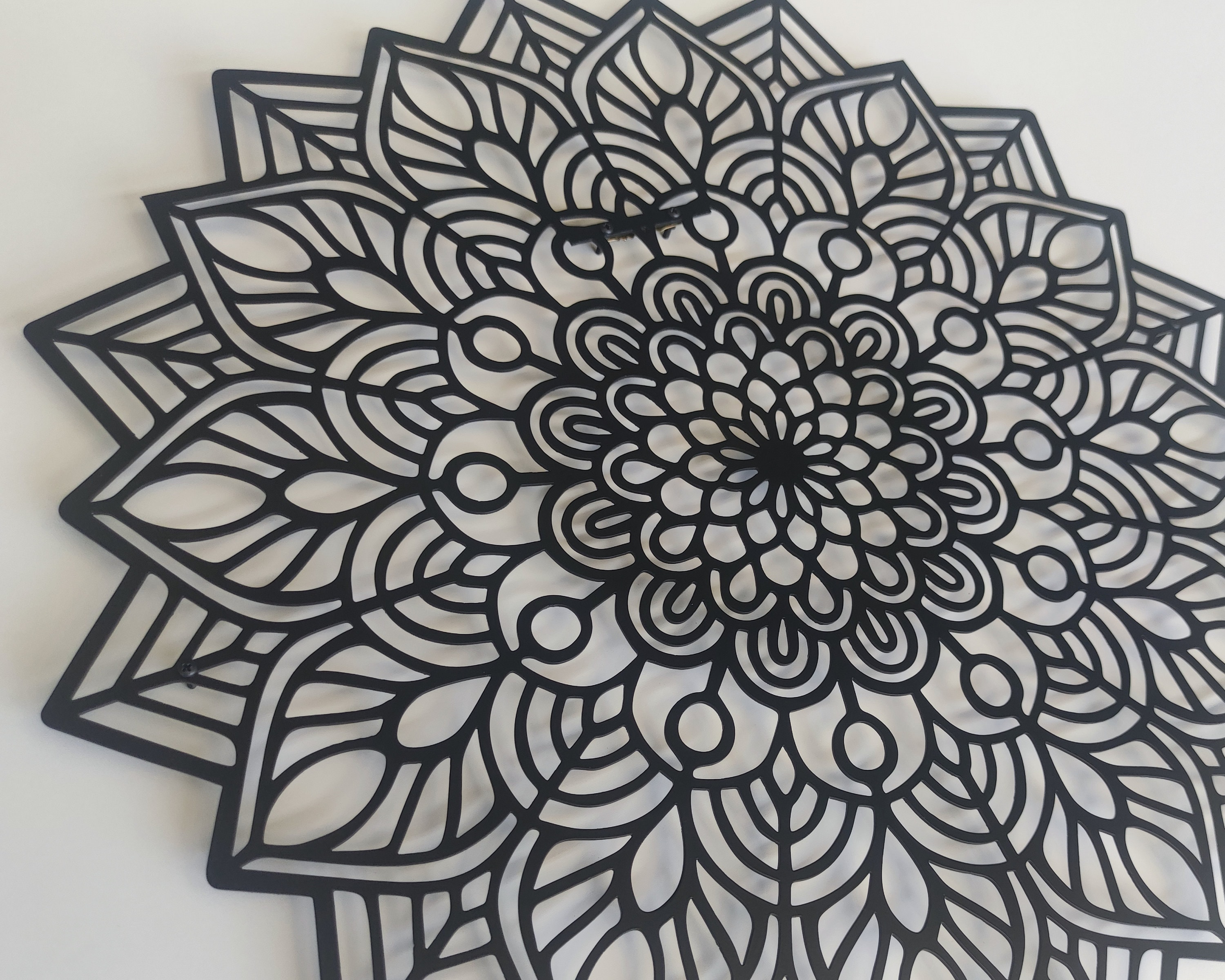 Metal Mandala Wall Art Large Mandala Metal Wall Decor Etsy