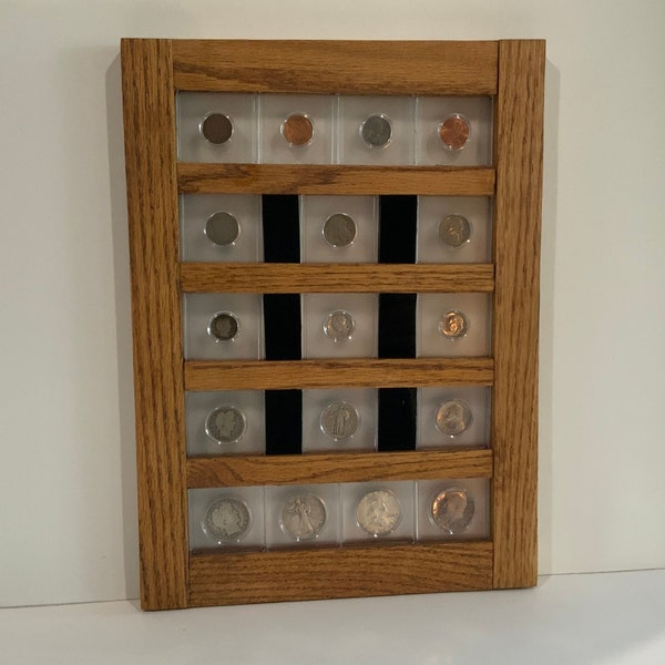 Silver Dollar Coin Display Case Etsy