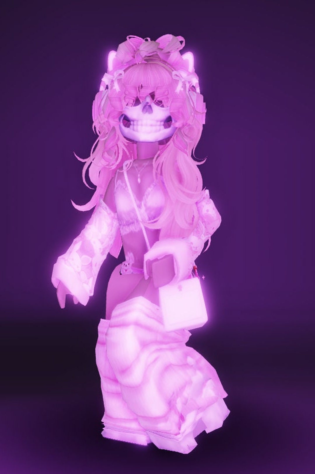 Download A young digital artist wears her Roblox avatar with a truly  aesthetic look.