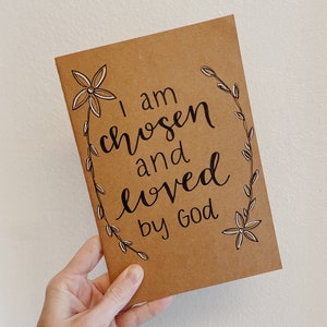 Hand Painted Christian Journal