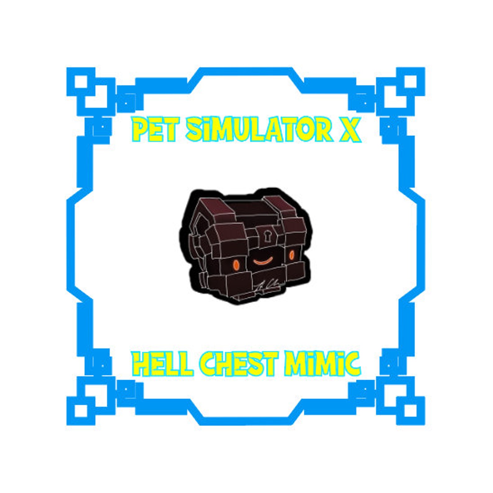 Hell Chest Mimic Roblox Pet Simulator X Pet Sim X PSX Etsy Australia