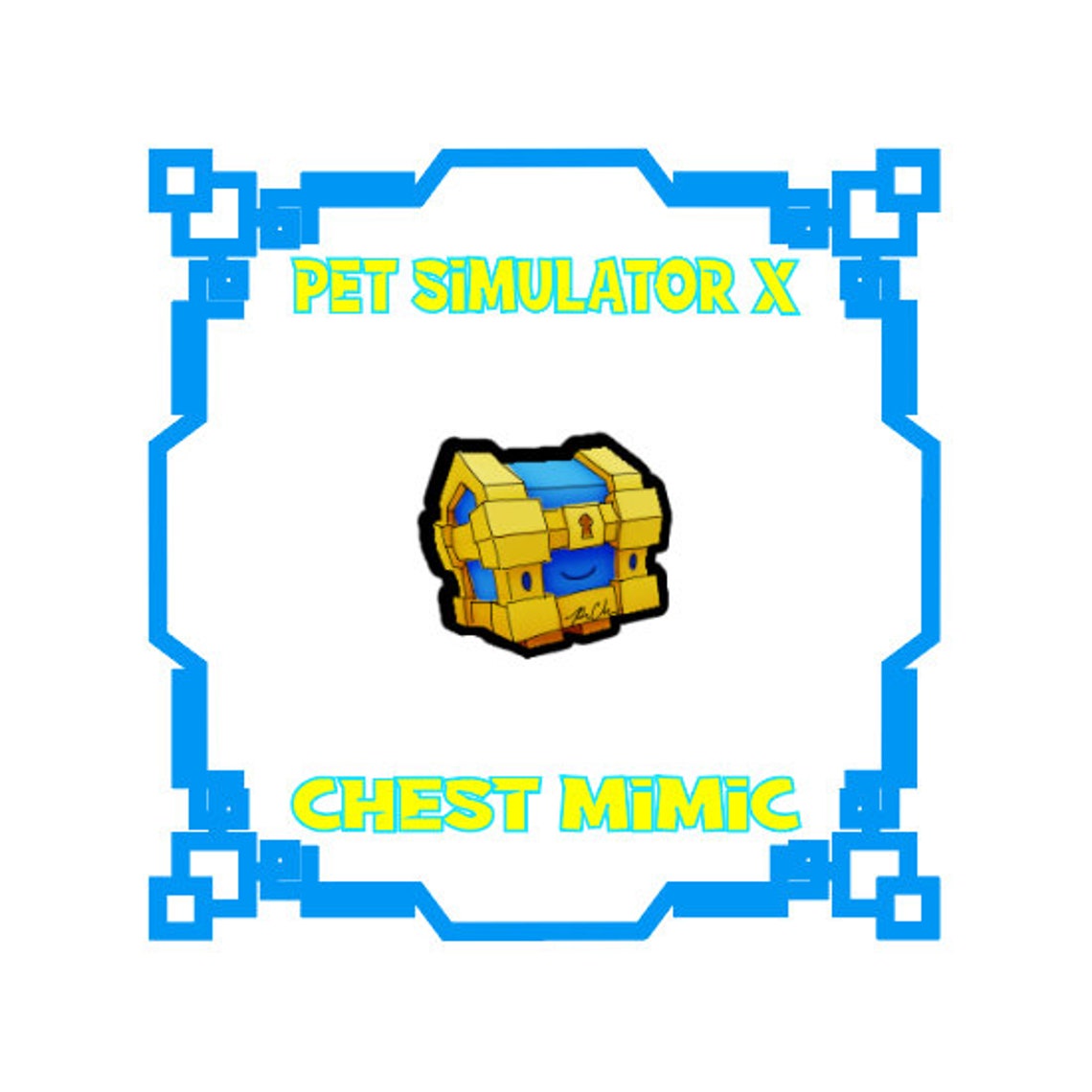 Chest Mimic / Roblox Pet Simulator X / Pet Sim X PSX / Entrega Etsy