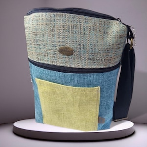 Canvas Messenger Bag, Handmade Crossbody Bag, Casual Bags, Eco Friendly Bags, Boho Shoulder Purse, women&#39;s shoulder bag with zipper