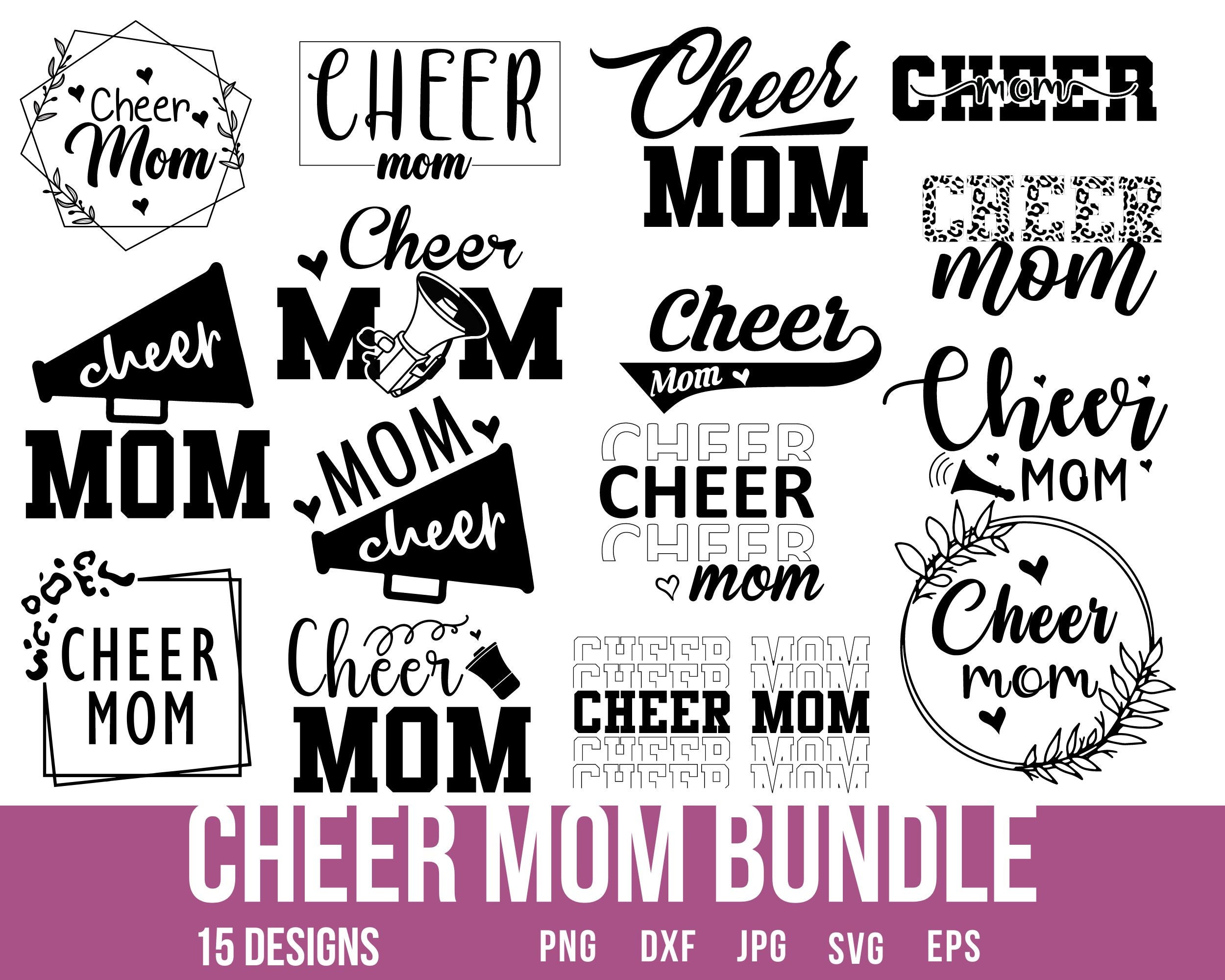Cheer Mom Svg Cheer Mom Png Football Mom Svg Cheer Mom Etsy