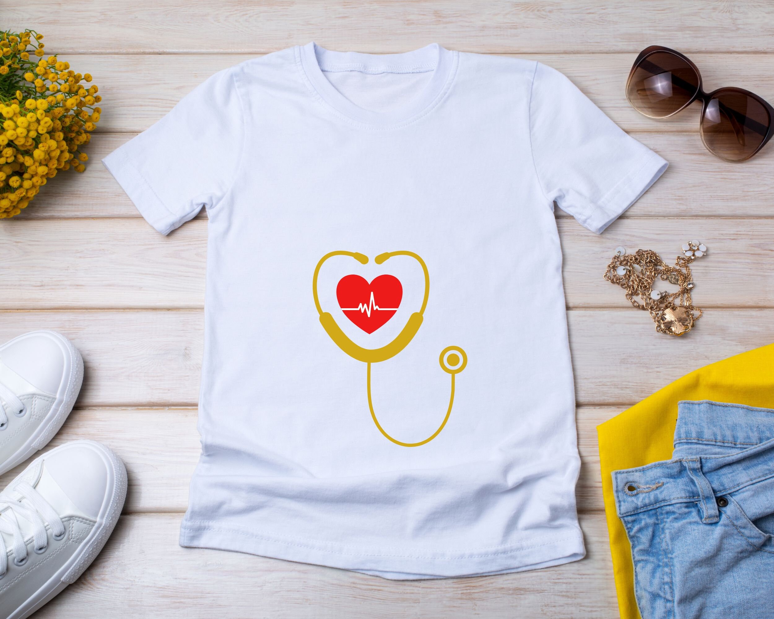 Stethoscope Svg Stethoscope Png Stethoscope Clipart Etsy