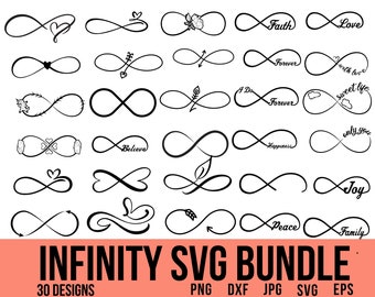 Infinity Svg, Family Infinity, Forever Infinity Svg, Infinity Symbol Svg, Infinity Heart Svg, Love Infinity Svg, Infinity Cut File