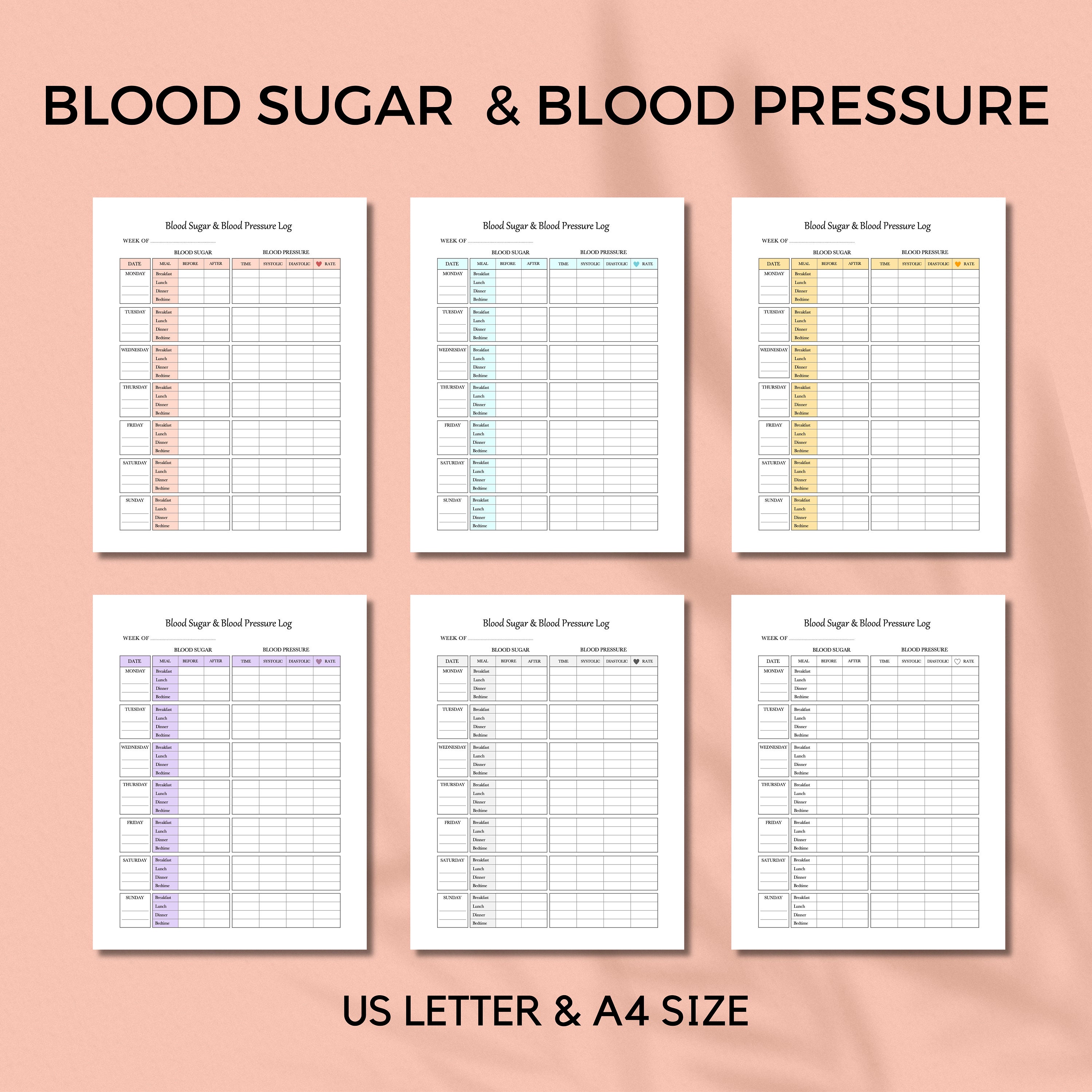 The Book of Little Pricks - A Blood Sugar Log Book: Daily