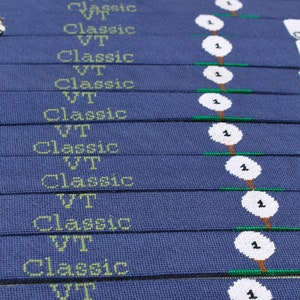 Custom Needlepoint Belt 100% Hand-Stitched Personalized Belt Monogram Golf Belt Gift for Dad Handmade 10-12 Week Lead Time image 8
