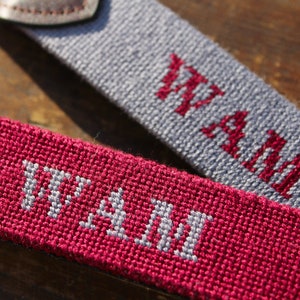 Custom Needlepoint Belt 100% Hand-Stitched Personalized Belt Monogram Golf Belt Gift for Dad Handmade 10-12 Week Lead Time image 10