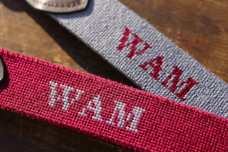 Custom Needlepoint Belt 100% Hand-Stitched Personalized Belt Monogram Golf Belt Gift for Dad Handmade 10-12 Week Lead Time image 10