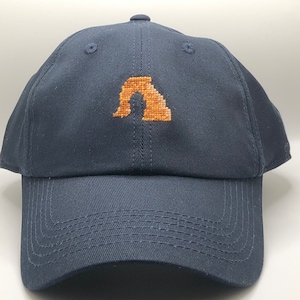 Arches National Park Hat | 100% Hand-Stitched Needlepoint | Arches | Capitol Reef | Moab Utah | Canyon Lands | Zion | Alta | Snowbird | SLC