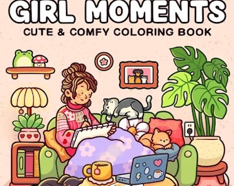 Girl moments coco wyo full coloring book digital
