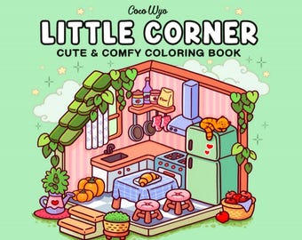 little corner full coloring book digital