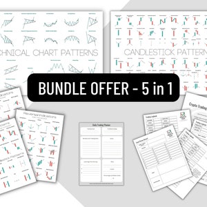 Referentiemateriaal voor handelsaandelen, direct downloaden, forex- en cryptocurrency-educatie, digitale planners en infographics