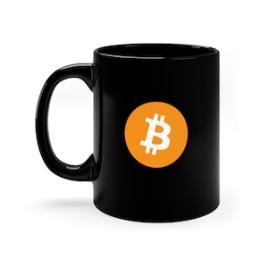 Caneca HODL Bitcoin Crypto, Gift Day Trader, caneca inovadora de criptomoeda, logotipo BTC, caneca de investidor frente e verso