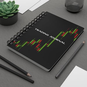 Trading Journal, Spiral Bound Journal, Digitale Valuta Investeerder & Handelaars Cadeau, Crypto Enthusiast, Cadeau voor Stock Trader