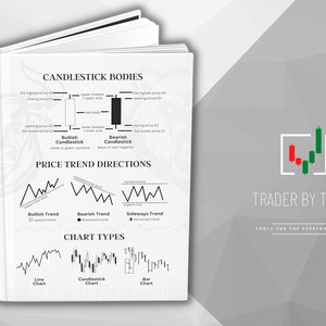 Handelsnotitieboekje, Hardcover, Technische analyse Kandelaarhandel omkeringspatronen, Cryptocurrency / Investor Gift, Wall Street-weddenschappen