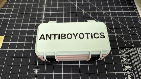 HRT Injection Travel Case 2 Vials | Dual Estradiol Testosterone Kit | Trans Pride | Custom Text