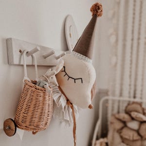 Circus Mice Head, Stuffed Mouse Decoration, Wall Hanging Animal Trophy, Nursery Soft Stuffed Toy, Baby Room Decoration, Plush Mice Toy