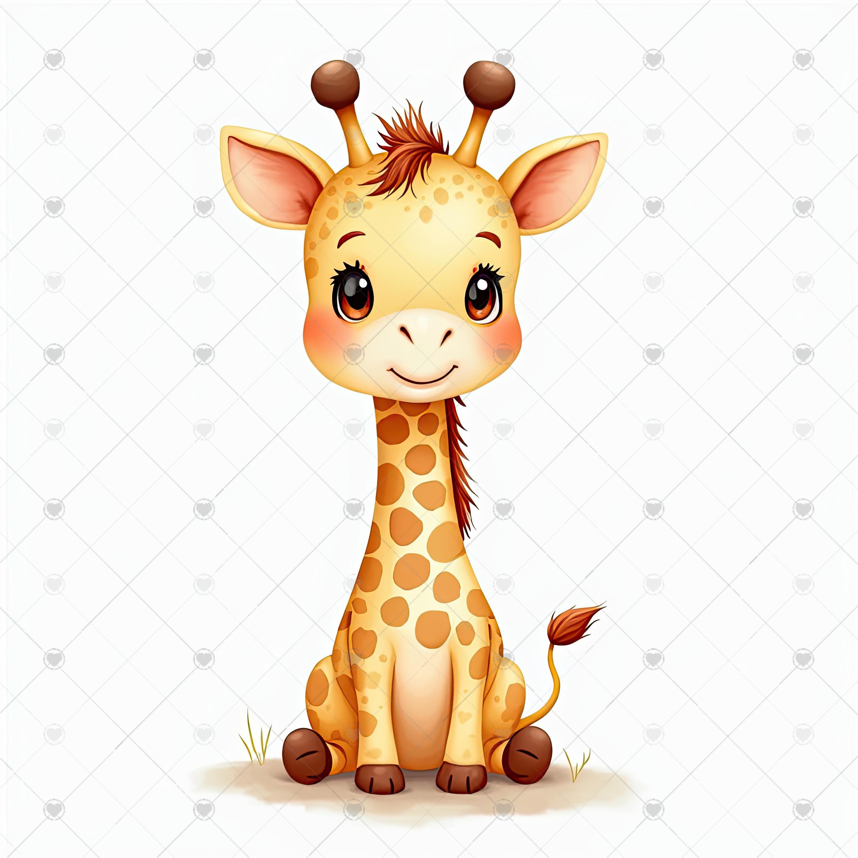 Watercolor Baby Animals Clipart Bundle | Nursery Decor (60 PNG) - Etsy