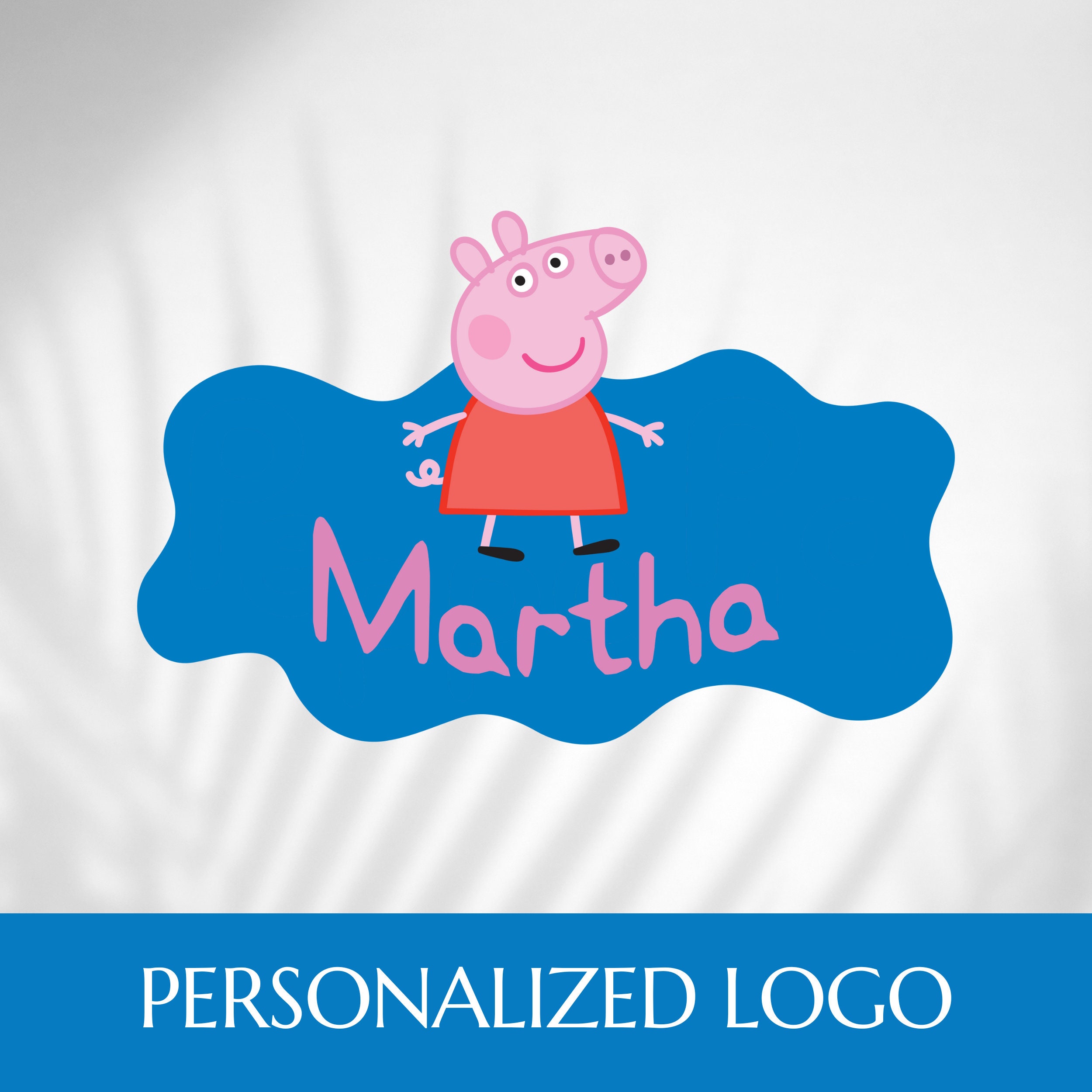 Pack de pegatinas personalizadas Peppa Pig - Tú personalizas