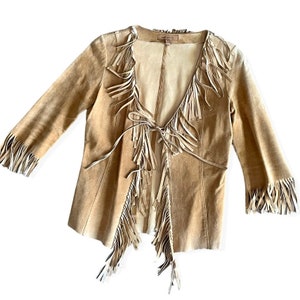 90s Arden B Suede Fringe Jacket image 1