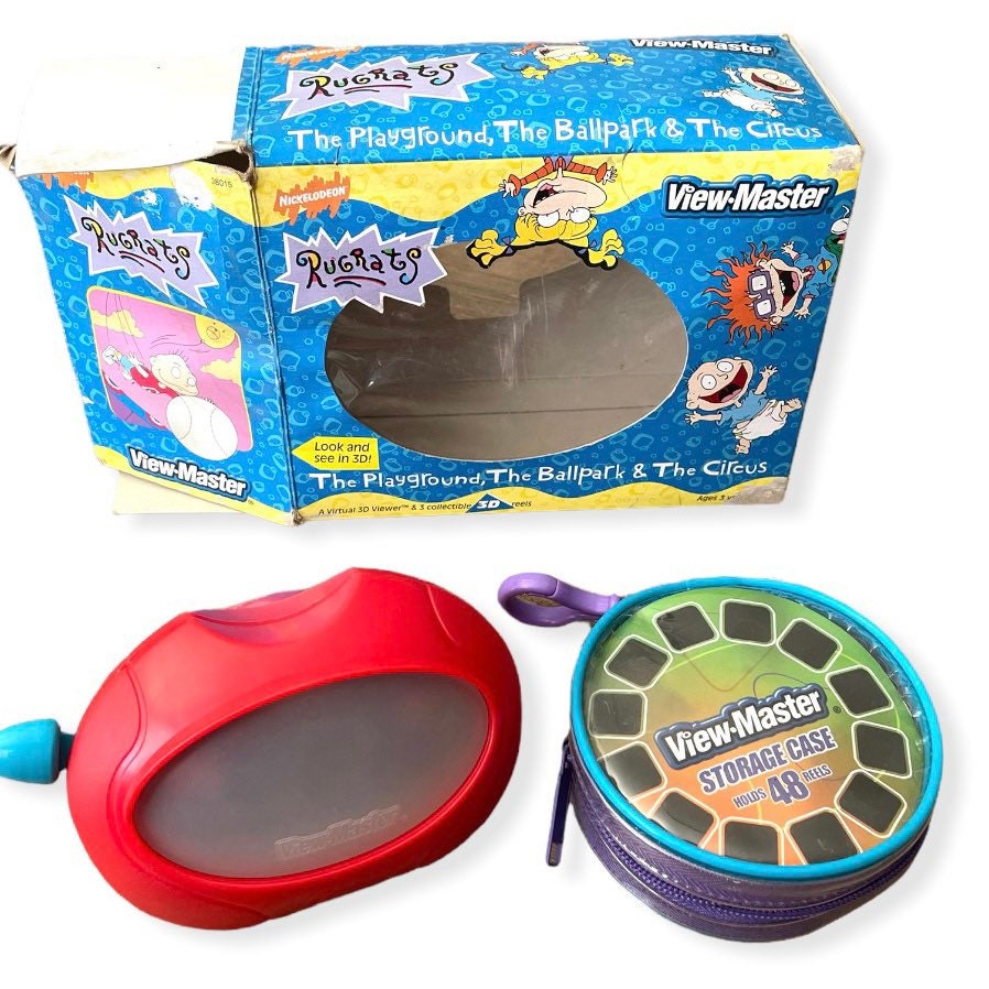 1999 Rugrats View-master With Lion King and Bugs Life Slides 