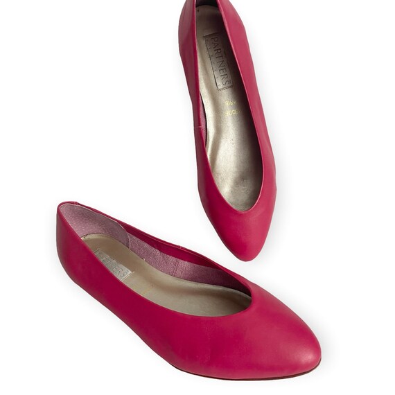 Partners by Mervyns 80s / 90s Pink Leather Flats