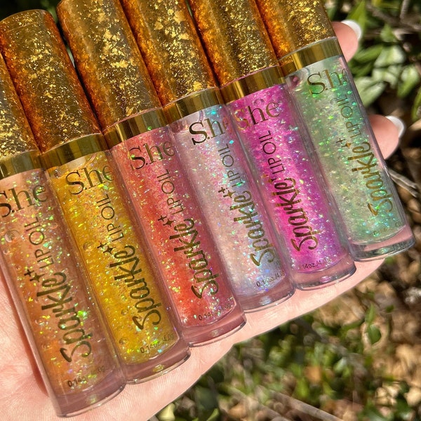 Glitter Lip Gloss Etsy