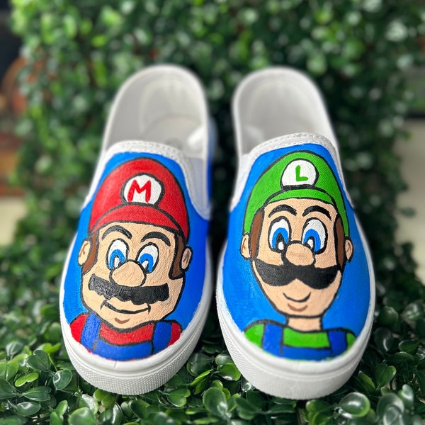 SuperMario Bros, SuperMario bro shoes, Mario and Luigi, SuperMario bro kids