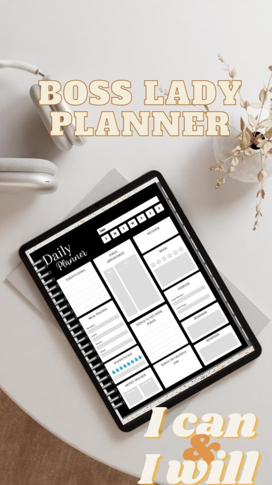 Digital Boss Lady Planner - 110 Pages for Women Entrepreneurs and ...
