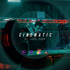 40 Cinematic LUTs Color Grading, Mobile & Desktop, Video Presets, Premiere Pro, Lumafusion, Final Cut Pro, Cube, Video Editing Luts