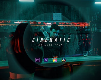 40 Cinematic LUTs Color Grading, Mobile & Desktop, Video Presets, Premiere Pro, Lumafusion, Final Cut Pro, Cube, Video Editing Luts