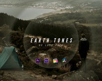 Earth Tones LUTs, Mobile & Desktop Video Filters (.CUBE)