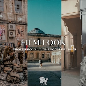 10 Film Lightroom Presets / Mobile & Desktop / Instragram / Blogger / Photography / Vsco / Dark Tones / 35mm / Vintage / Retro /