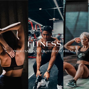 12 Fitness Lightroom Presets / Mobile & Desktop / Instragram / Blogger / Photography / Photo Filters / Gym / Vsco / Influencer / Workout
