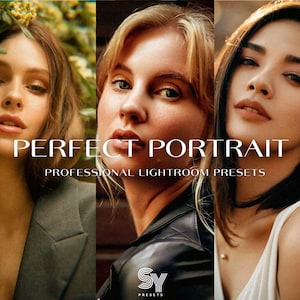 10 Perfect Portrait Lightroom Presets / Mobile & Desktop / Instragram / Blogger / Photography / Vsco / Face Bright / Beauty / Makeup Retouch