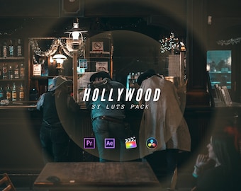 41 LUT de películas de Hollywood Graduación de color, dispositivos móviles y de escritorio, ajustes preestablecidos de vídeo, Premiere Pro, Lumafusion, Final Cut Pro, Cube, LUT de edición de vídeo