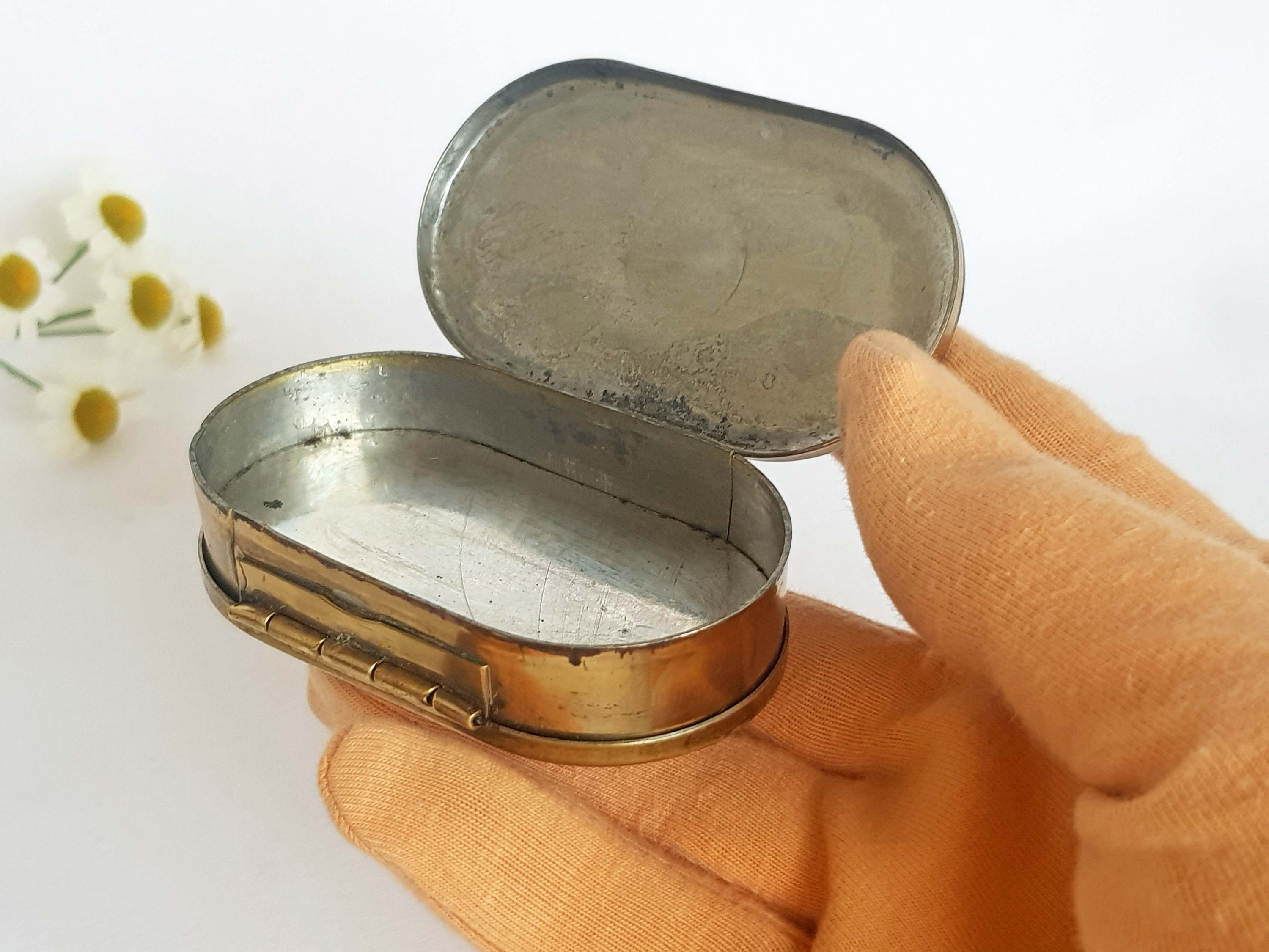 Snuff Box. Antique Swedish Double Lidded Copper Snuff Box With Etsy