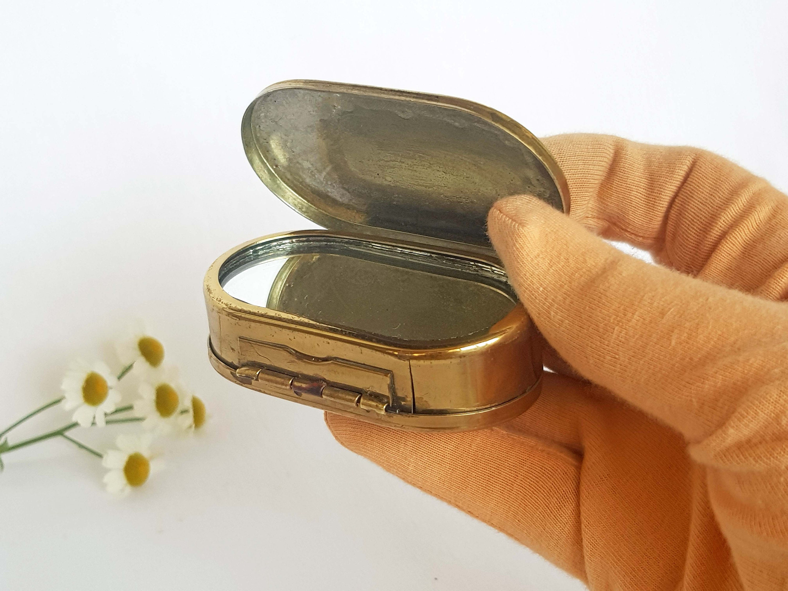 Snuff Box. Antique Swedish Double Lidded Copper Snuff Box With Etsy