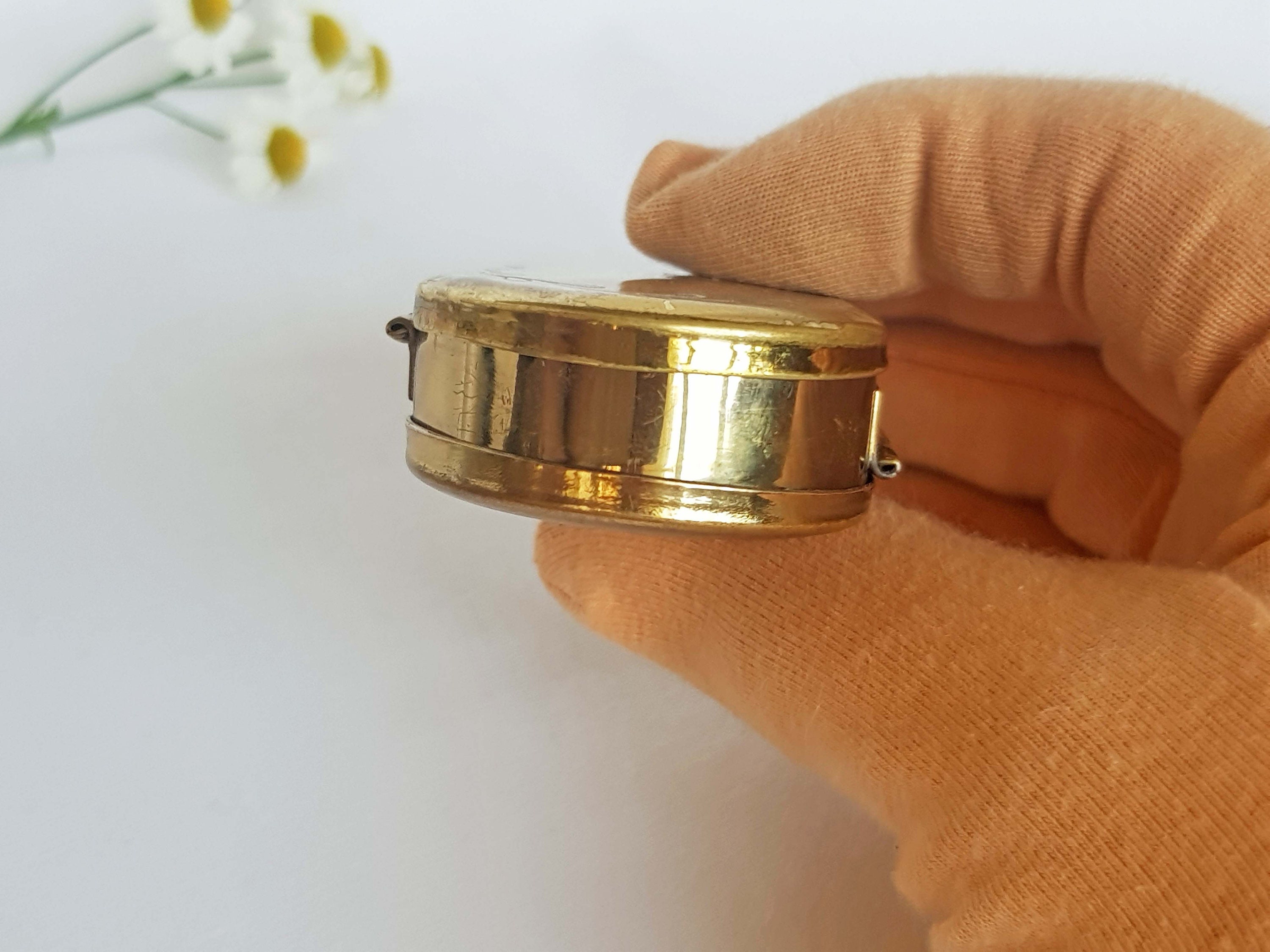 Snuff Box. Antique Swedish Double Lidded Copper Snuff Box With Etsy