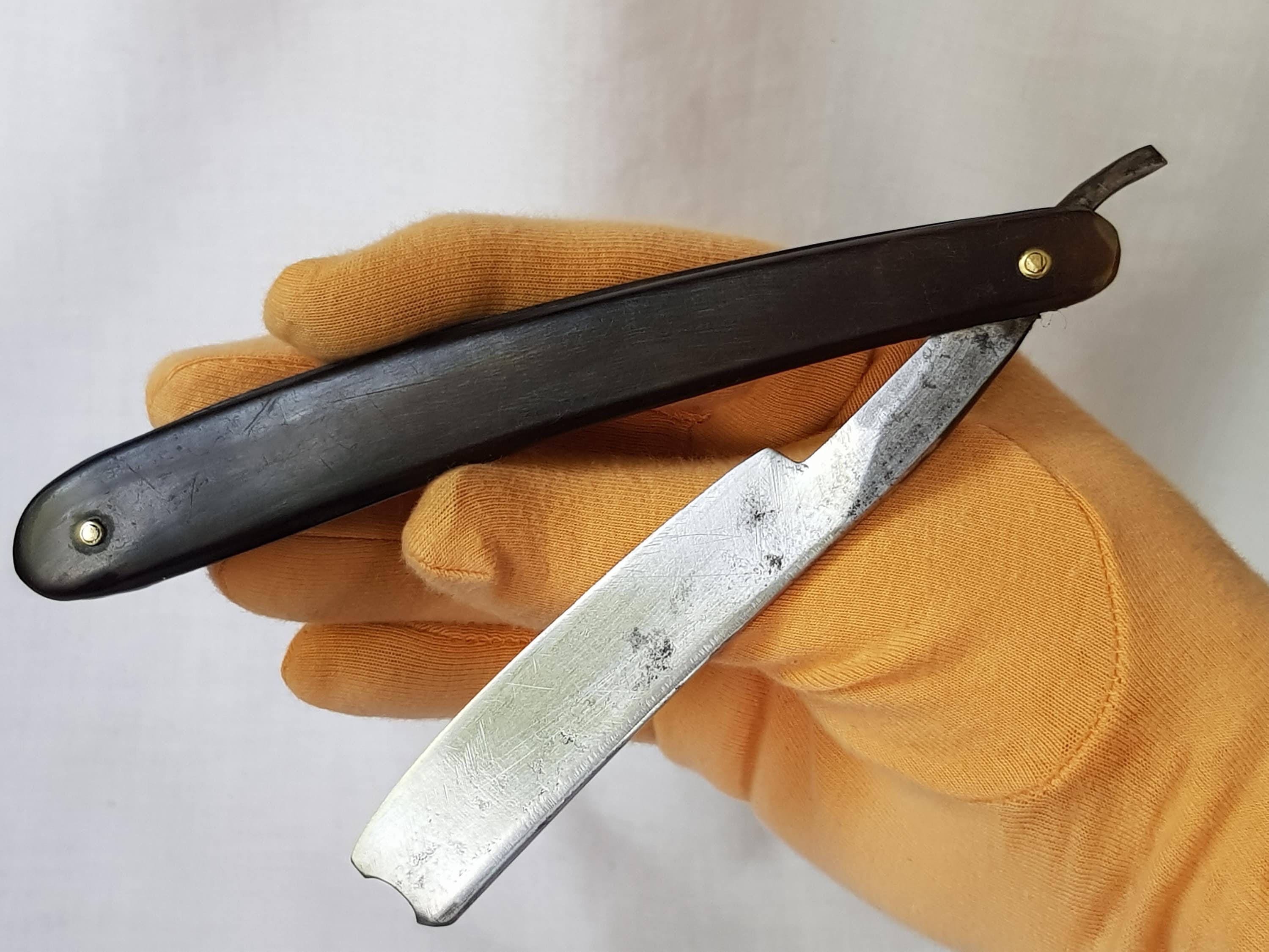 Straight Razor 6/8 Inch, Parker and Sons 3709, Sheffield, England. Rare