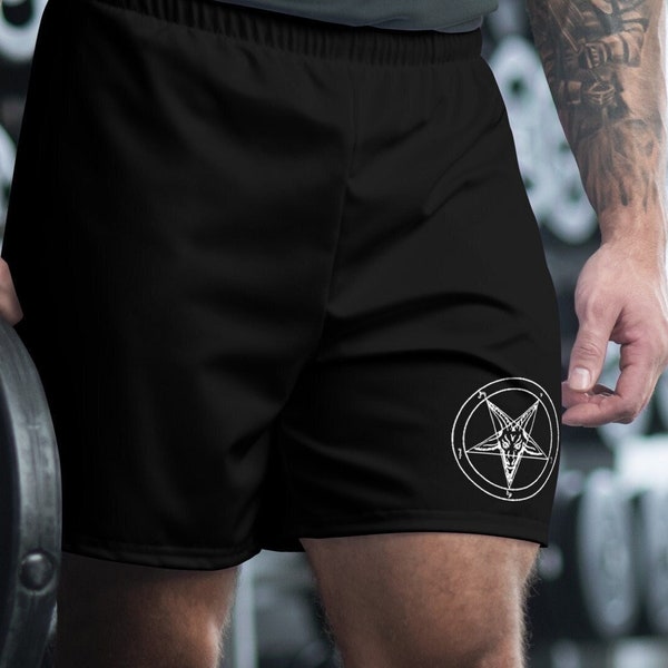 Satanic Men's Athletic Long Shorts