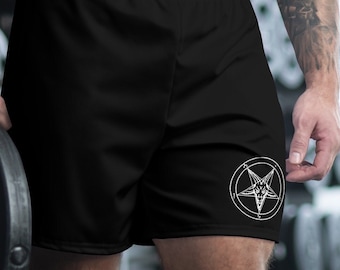 Satanic Men's Athletic Long Shorts