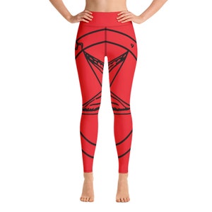 Satanic Yoga Leggings | Sigil of Baphomet