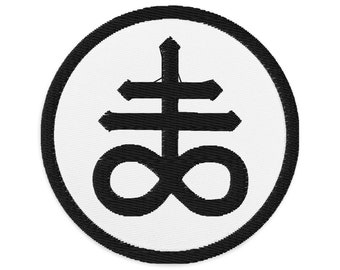 Leviathan Cross Embroidered Patch | Bland & White