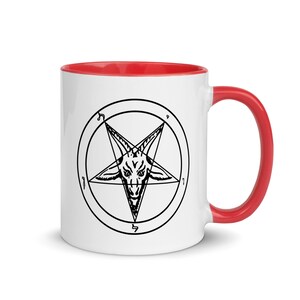 Baphomet Sigil Mug with Color Options