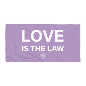Love Is The Law | Strandtuch | Heidekraut | Thelema