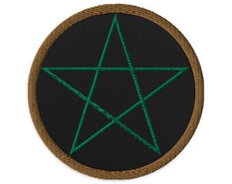 五芒星の刺繍パッチ | Malkuth Earth